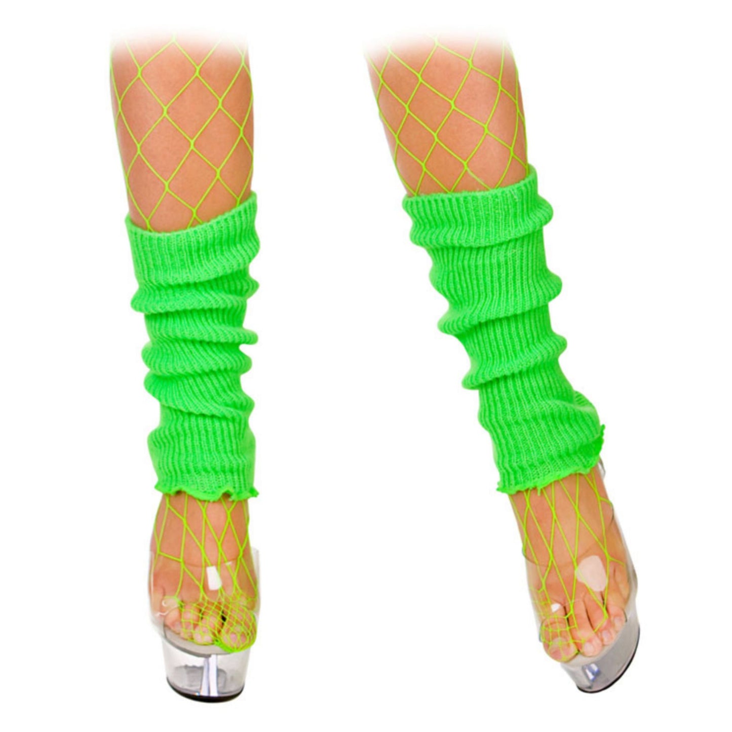 Neon Leg Warmers - Green
