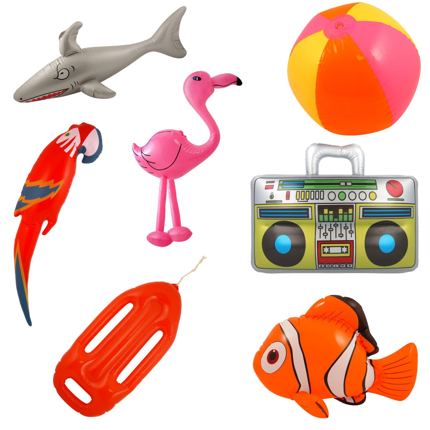 7pc Summer Inflatable Set