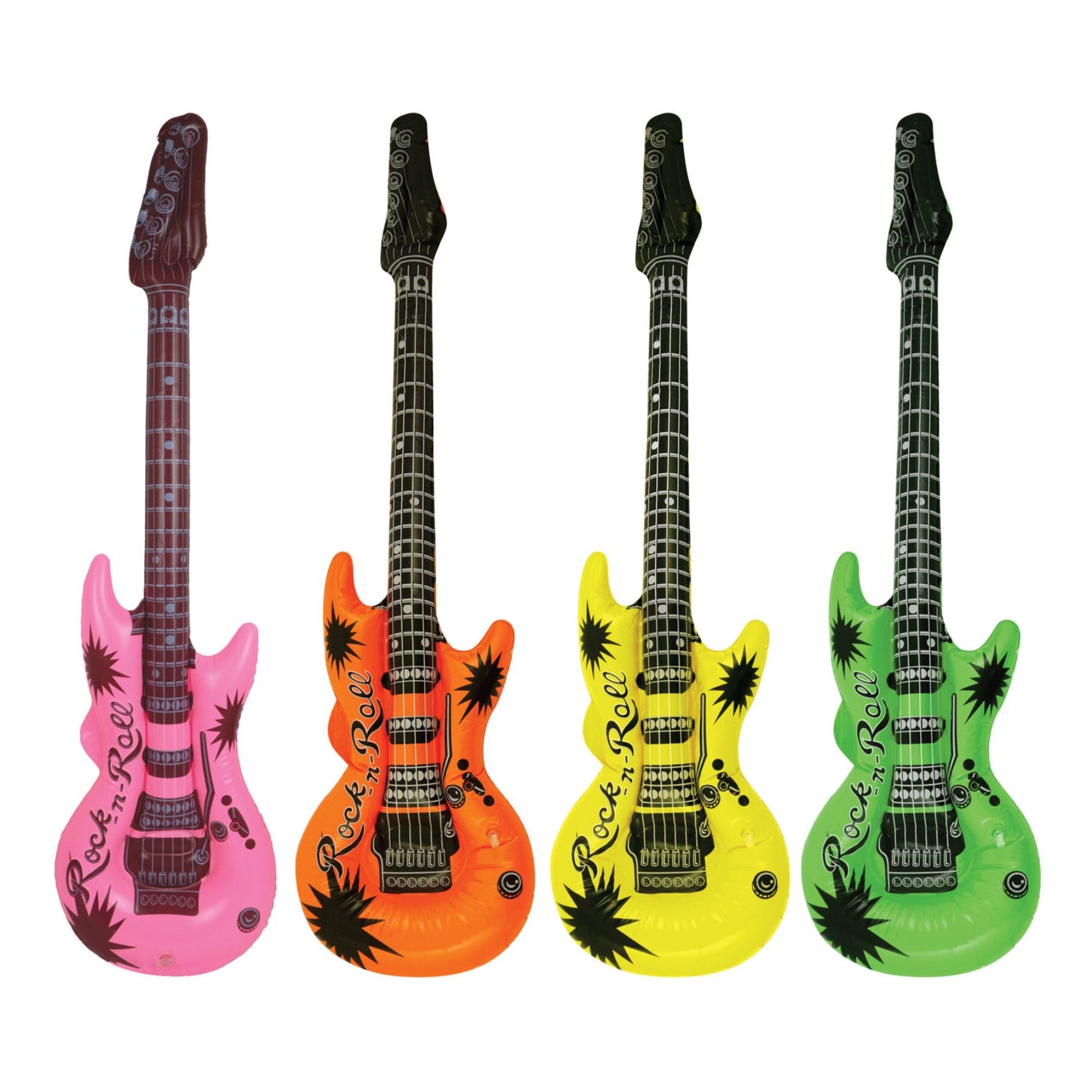 Inflatable Neon Guitar