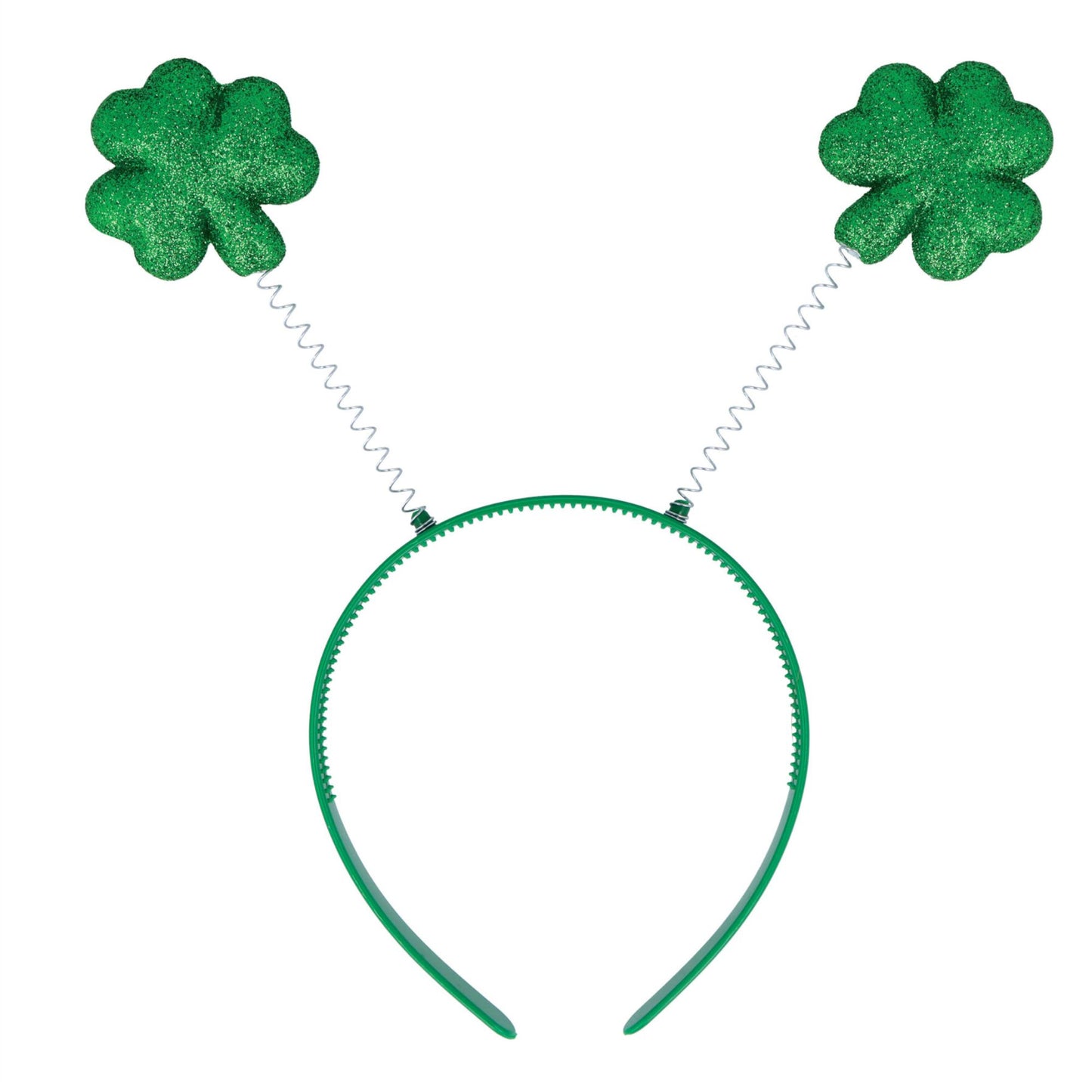Irish Clover Glitter Headband