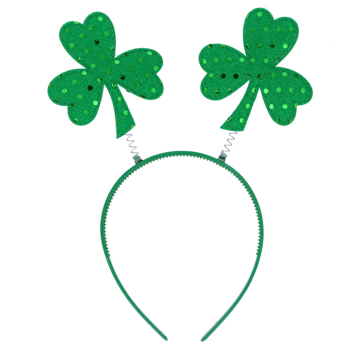 Irish Sequin Shamrock Head Boppers