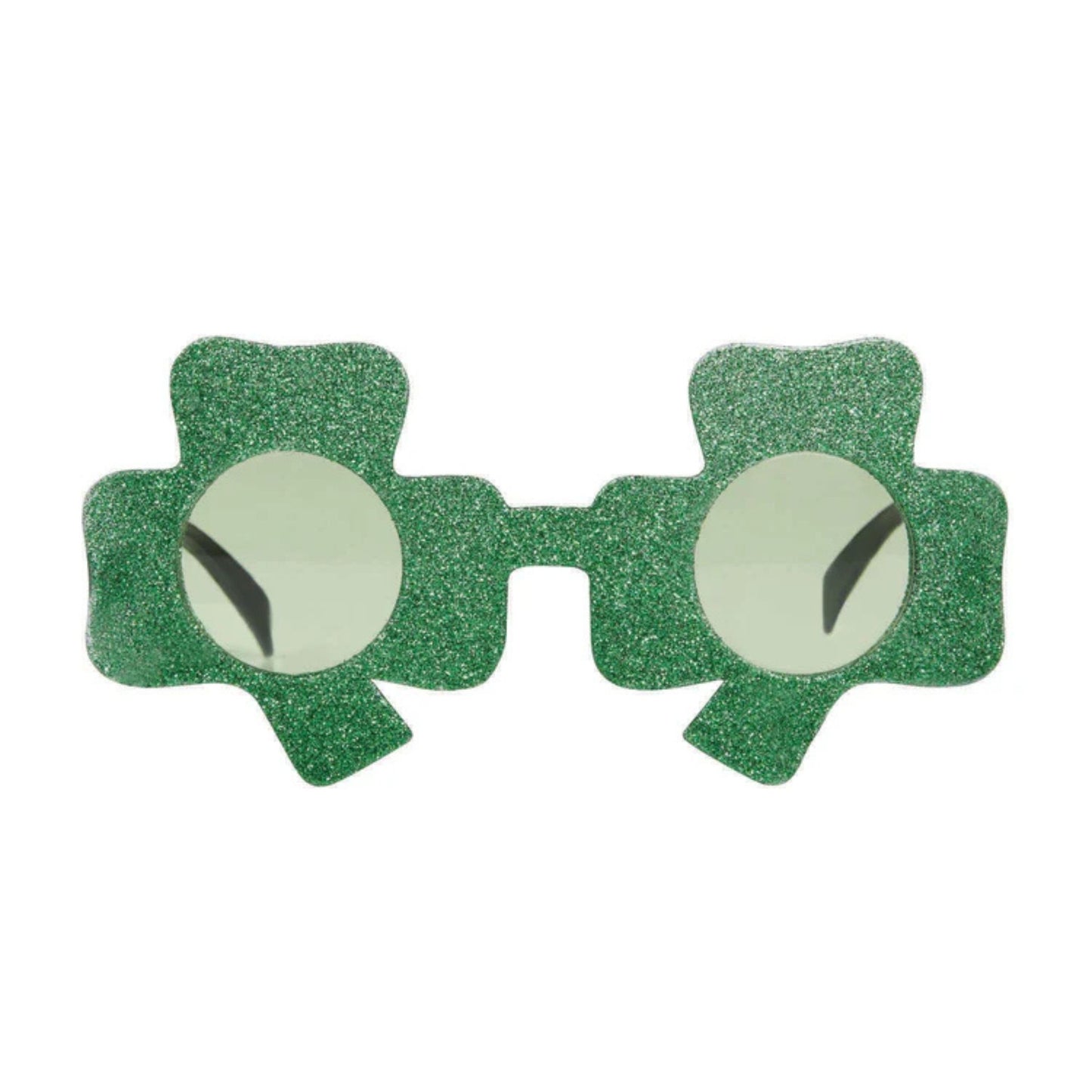 Shamrock Glitter Glasses