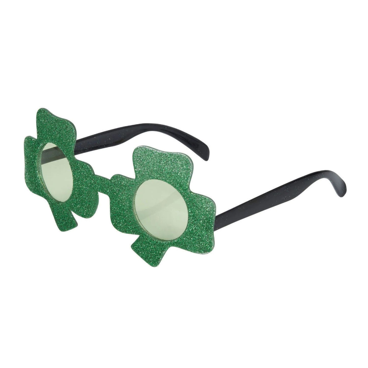 Shamrock Glitter Glasses