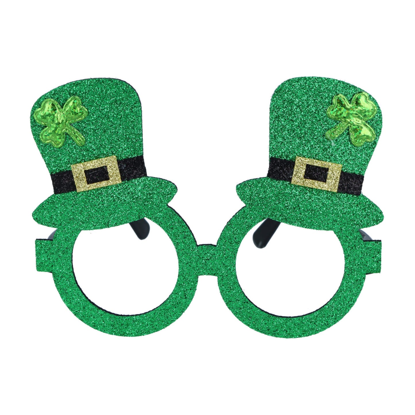 Irish Hat Glitter Glasses