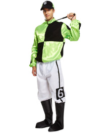 Jockey Costume - Green & Black