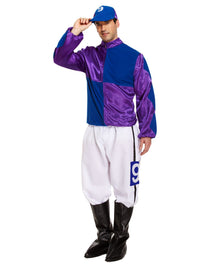Jockey Costume - Purple & Blue
