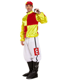 Jockey Costume - Red & Yellow