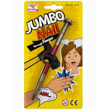 Jumbo Nail Through Finger