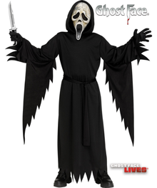 Kid's Ghost Face Aged Costume