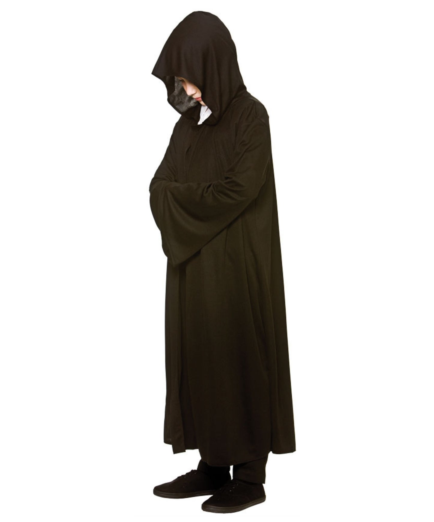Kid's Hooded Robe - Black