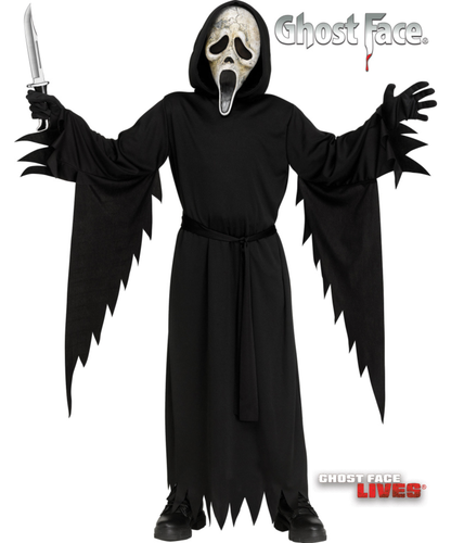Kid's Ghost Face Aged Costume