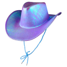Iridescent Cowboy Hat - Lavender