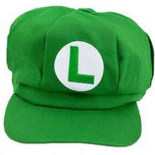 A green flat-brim cap featuring a white circular patch with a green letter L on the front, shown against a plain white background.
