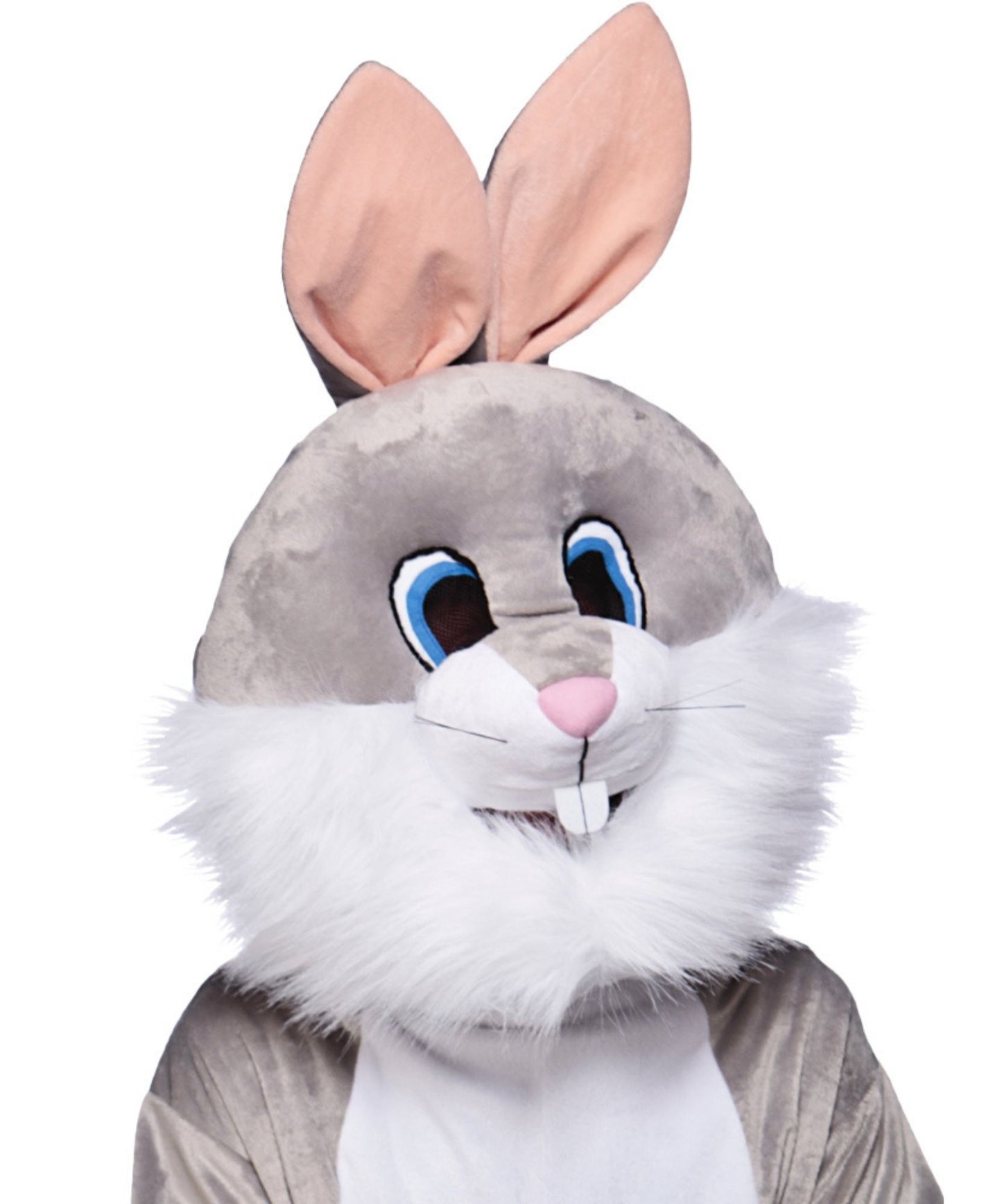 Grey Bunny Mascot