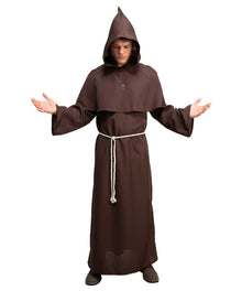 Medieval Monk Costume - Brown