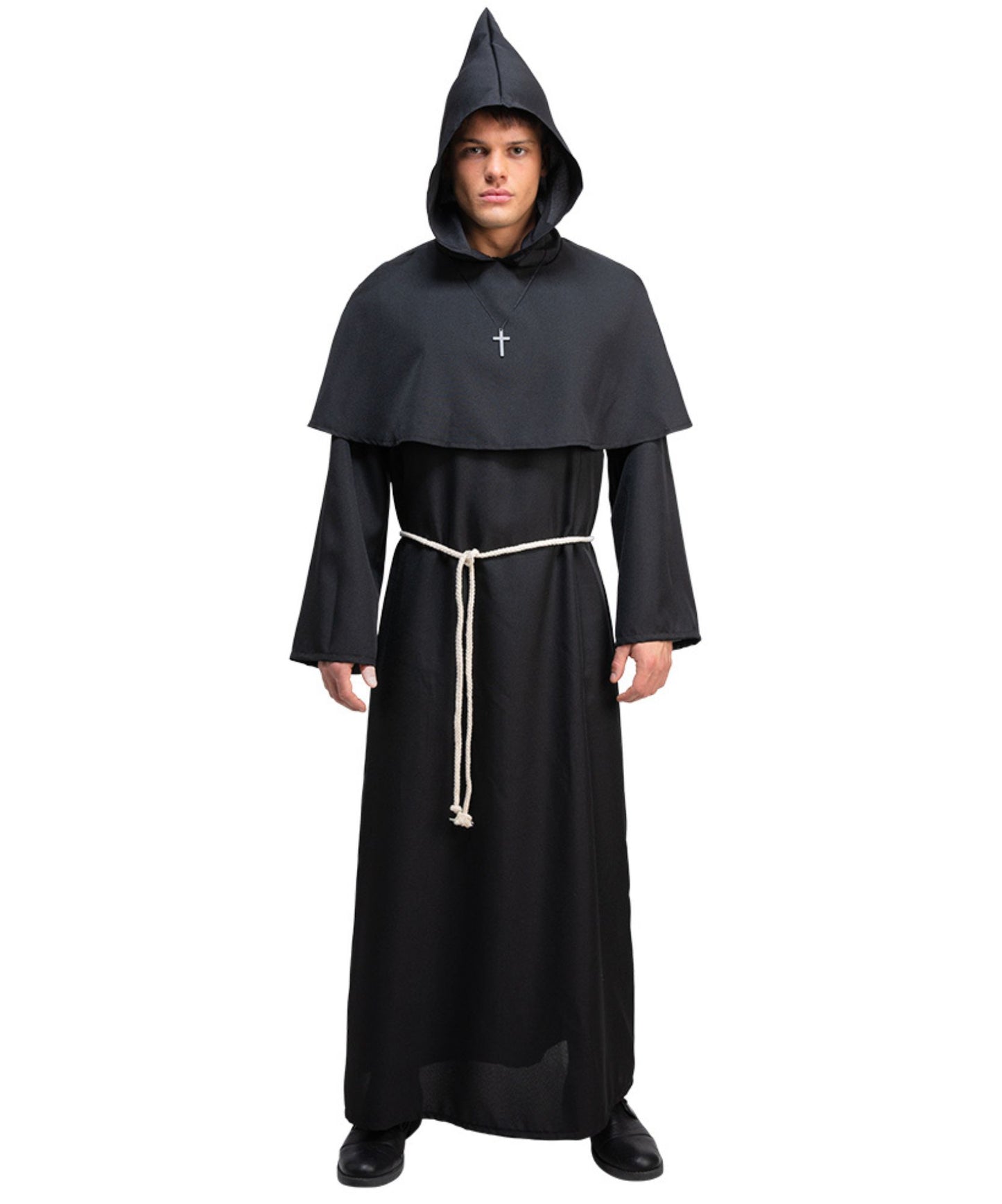 Medieval Monk Costume - Black
