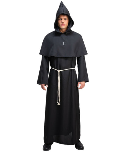 Medieval Monk Costume - Black