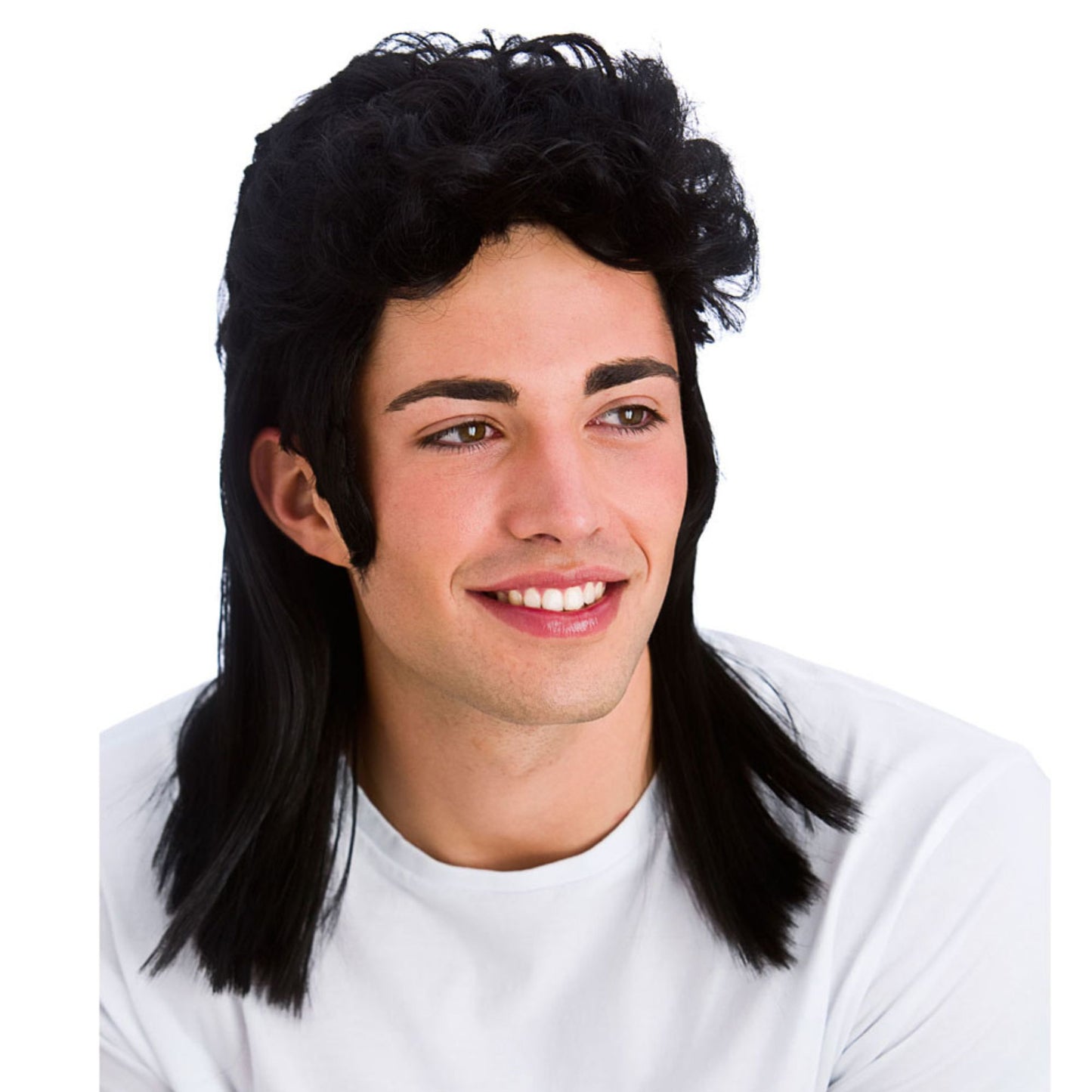 Mullet Wig - Black