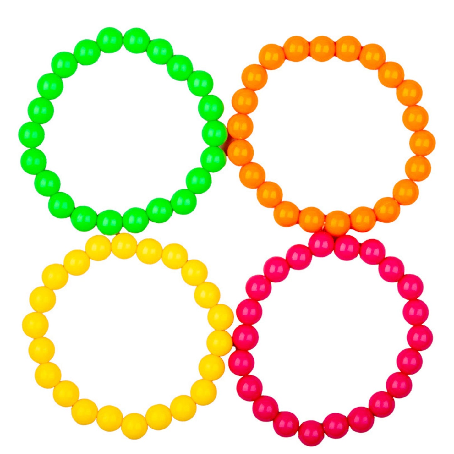 Neon Beaded Bracelet