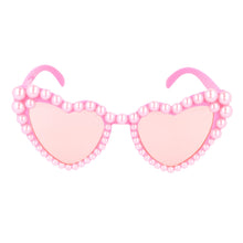 Pink Pearl Heart Glasses