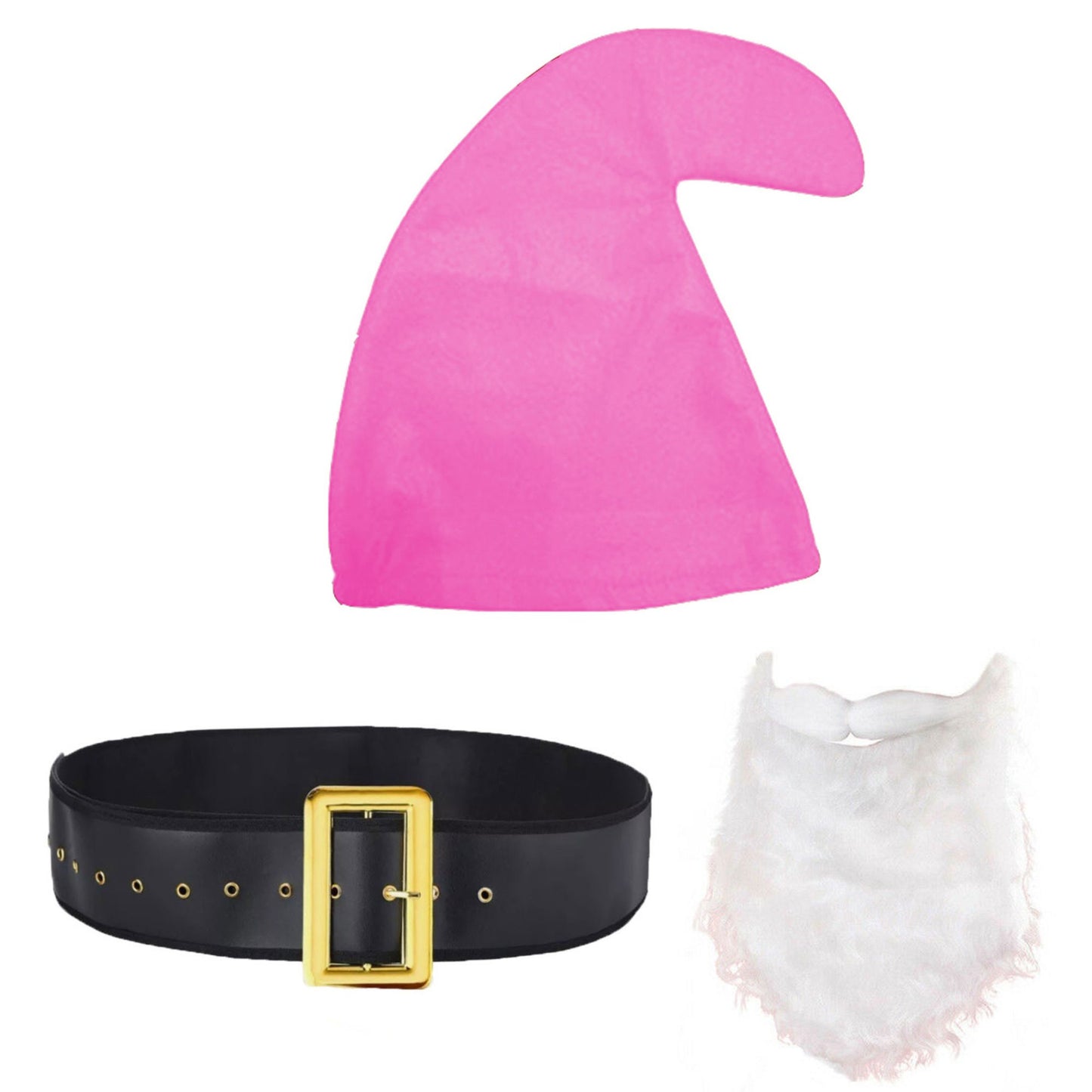 Gnome Hat, Beard & Belt Set