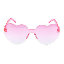 Pink Ombre Frameless Heart Glasses