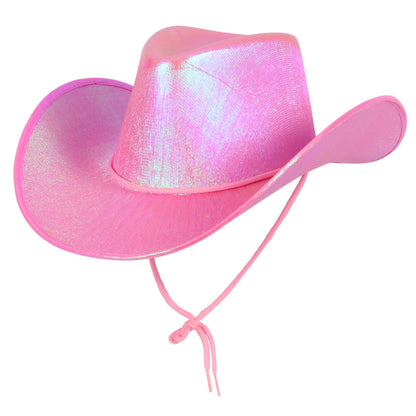 Iridescent Cowboy Hat - Pink