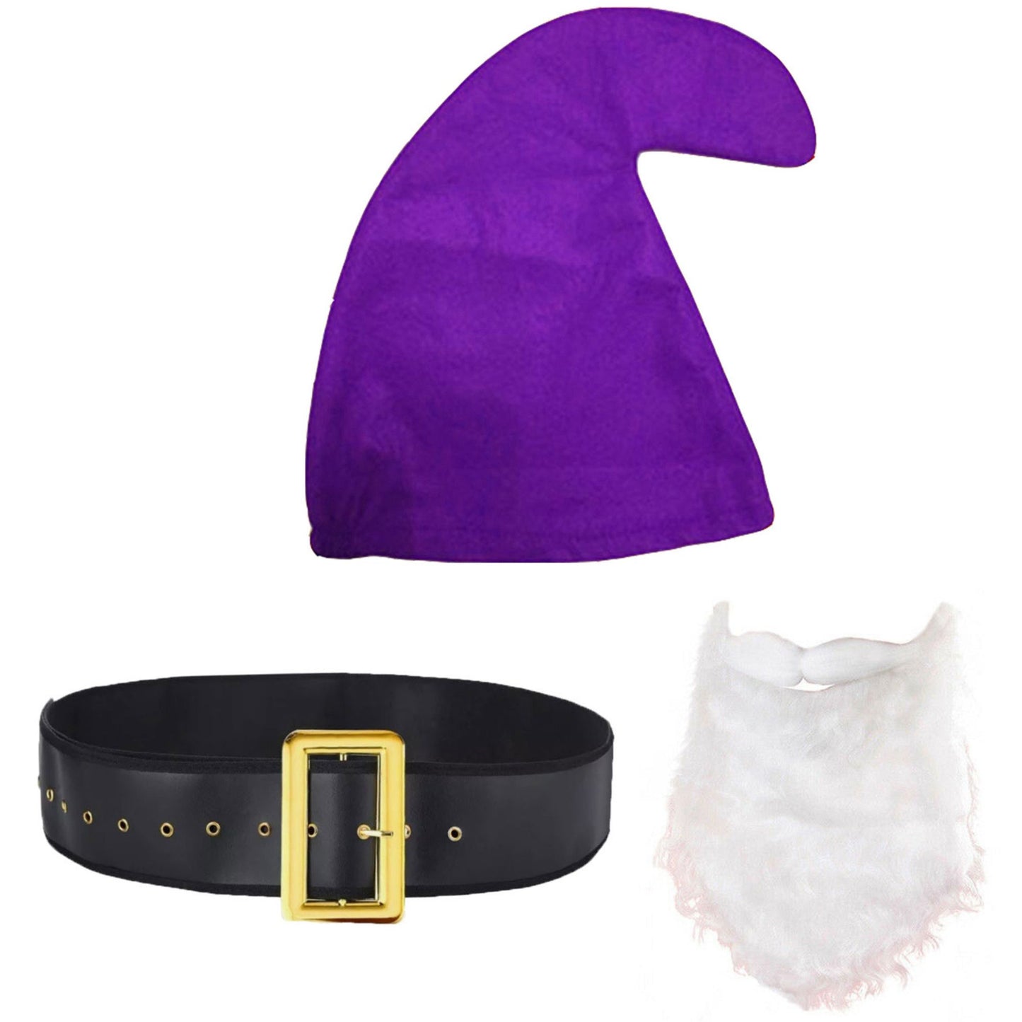 Gnome Hat, Beard & Belt Set