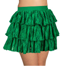 Lace Ra-Ra Skirt - Green