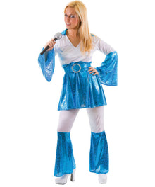 Mamma Mia - Blue & White Costume