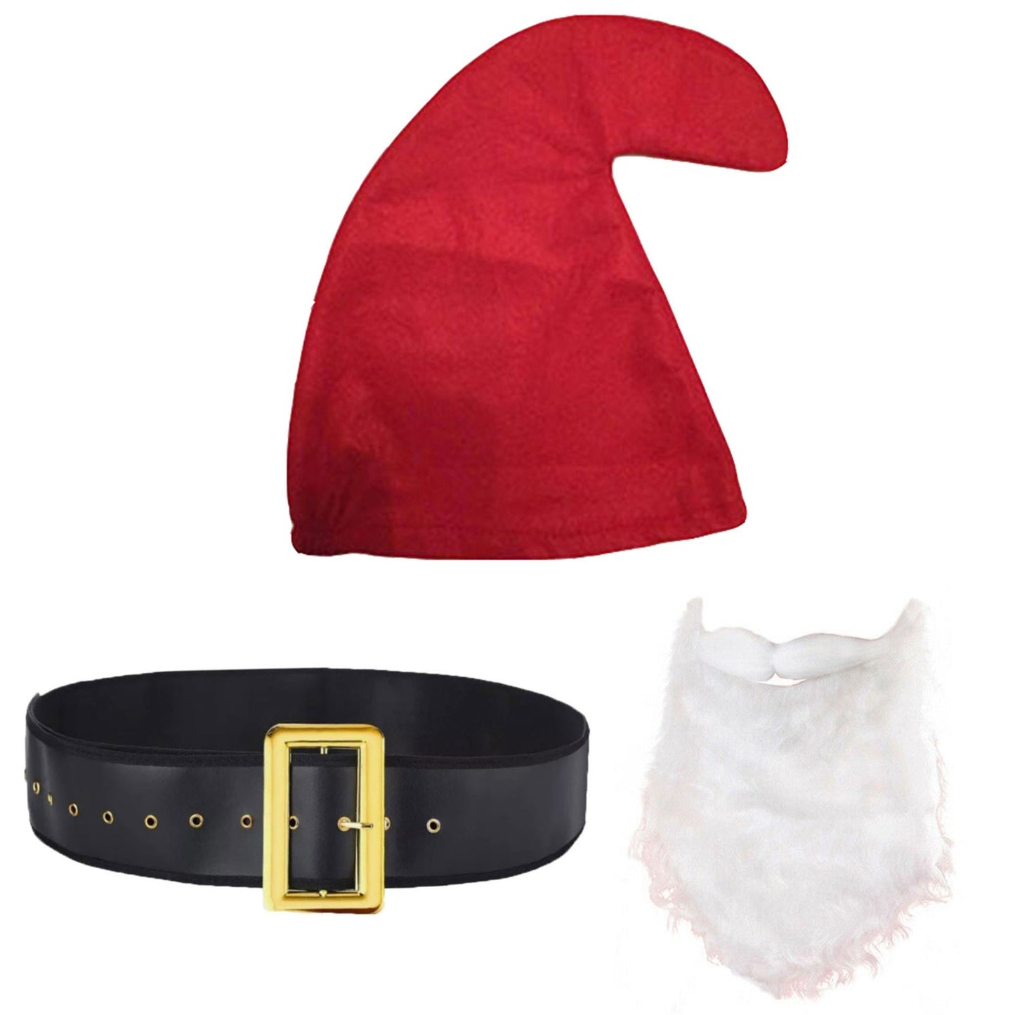 Gnome Hat, Beard & Belt Set