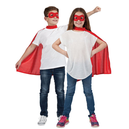 Kid's Superhero Cape & Mask