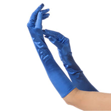 Long Gloves - Royal Blue
