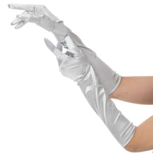 Long Gloves - Silver