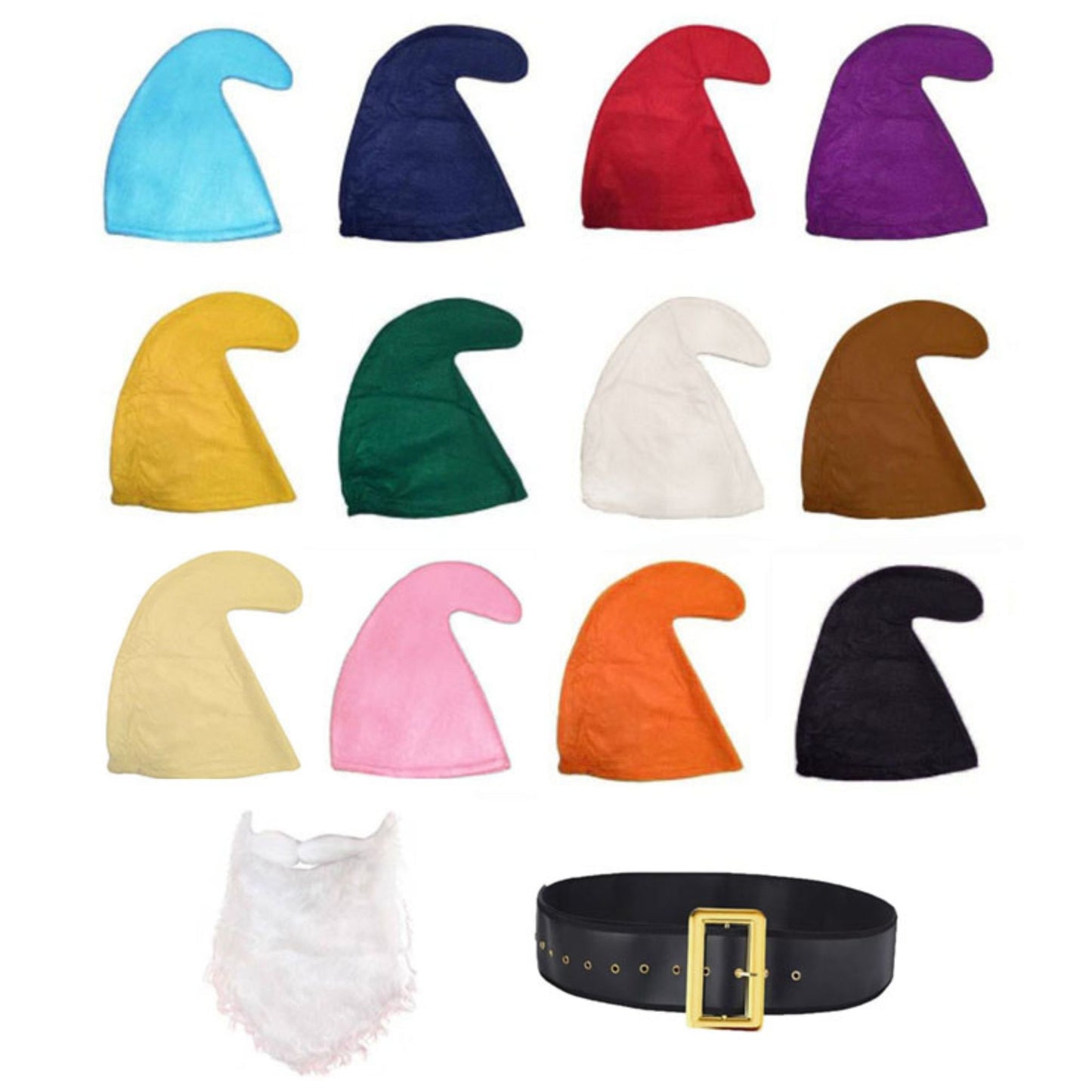 Gnome Hat, Beard & Belt Set