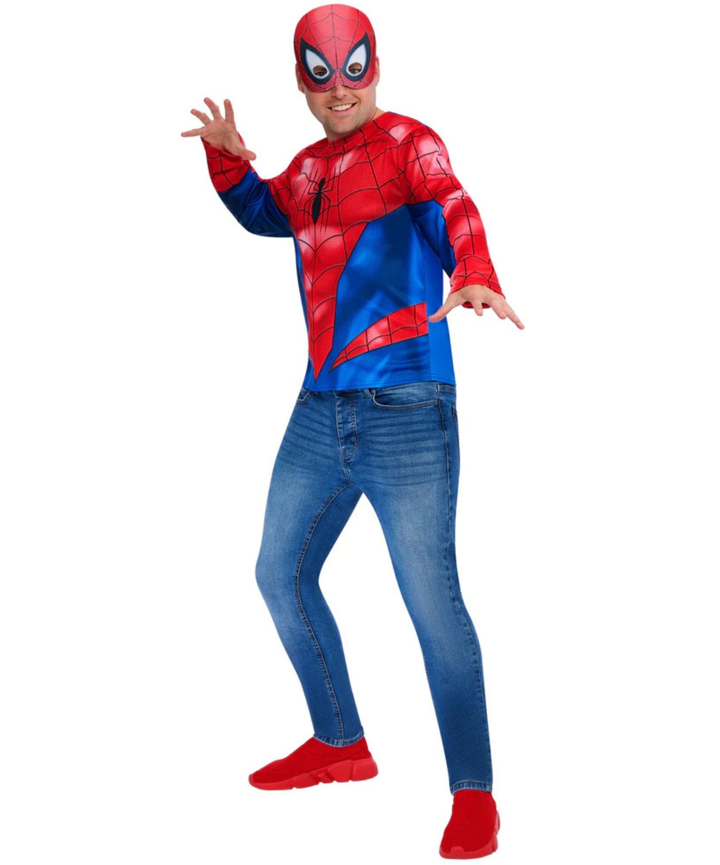 Spider-Man Top and Half Mask