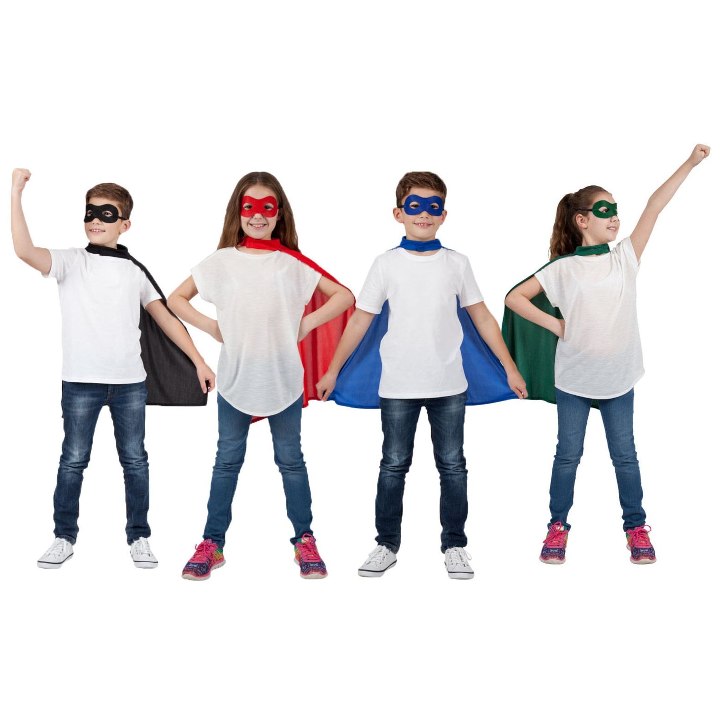 Kid's Superhero Cape & Mask
