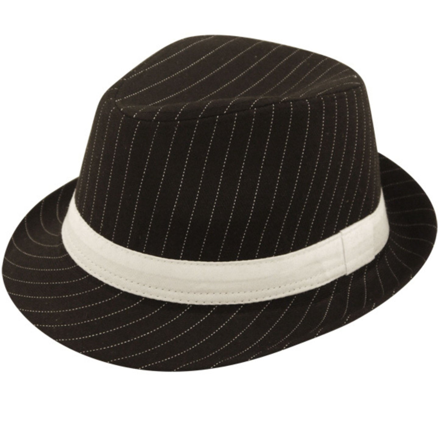 Pin Striped Trilby Hat