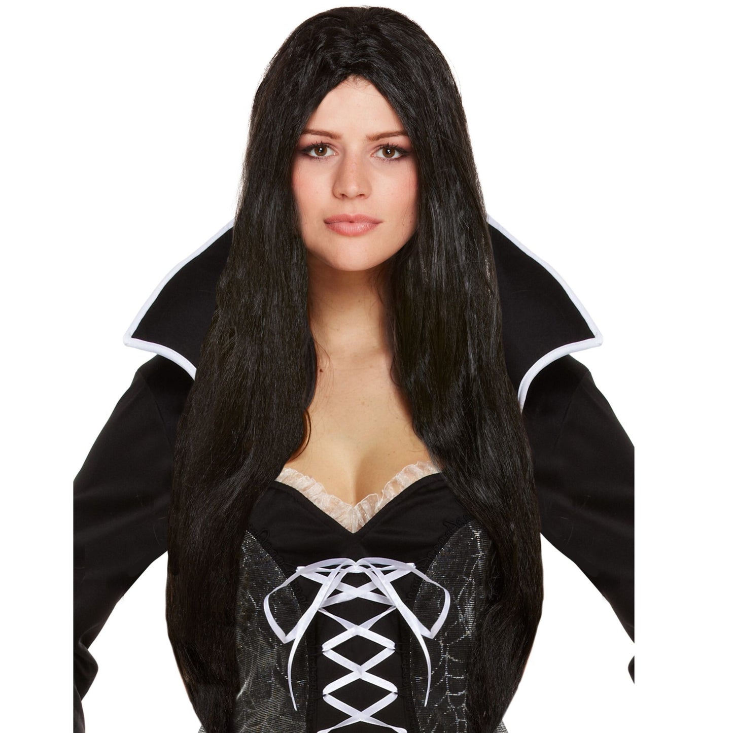 Long Black Witch Wig