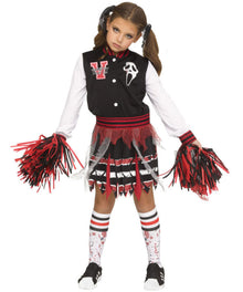 Kid's Ghost Face Cheerleader Costume