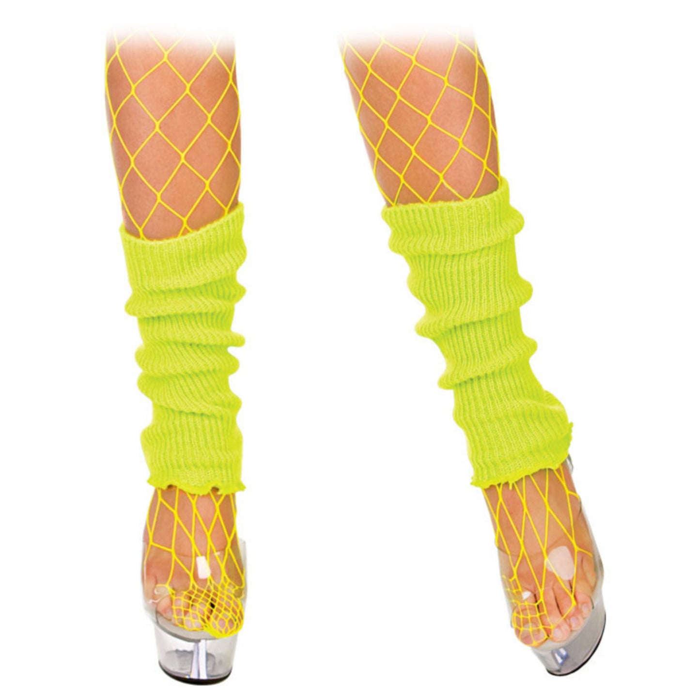 Neon Leg Warmers - Yellow
